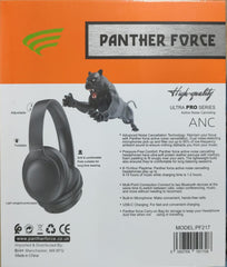 PF217-Panther Force ANC Headphones | Active Noise Cancelling, Wireless Bluetooth, Long Battery Life