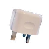 PF267-Panther Force 20W Plug with USB-A & Type-C (Straight Pin, White): Fast and Reliable Dual-Port Charging