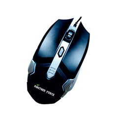 PF141-Panther Force Gaming Mouse | Precision, Performance & Dynamic LED Lighting- Black
