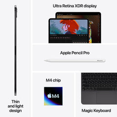 Apple iPad Pro 11-inch (2024) M4 Chip, 256GB, Wi-Fi-Space Black