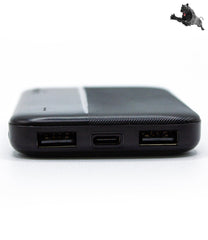 PF85 - Panther Force 5000mAh Power Bank | Ultra-Compact, Fast Charging, Dual USB Ports (Black)