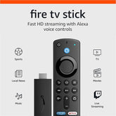 Amazon Fire TV Stick (3rd Generation) – Full HD Streaming with Alexa Voice Remote
