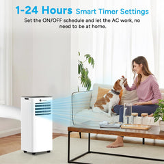 Dr.Prepare 4-in-1 Portable Air Conditioner 7000 BTU – Remote Control, Dehumidifier, Fan, Sleep Mode – For Rooms up to 20m²