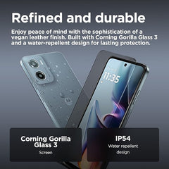 Motorola Moto E15 – 64 GB, Android 14 Go (Misty Blue)