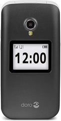 Doro 2424 Flip Phone – 2.4″ Display, 3MP Camera, Large Buttons, Senior Friendly