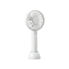Daewoo Mini Handheld Travel Fan – USB Rechargeable Portable Fan with Stand, 3 Speeds & Foldable Design