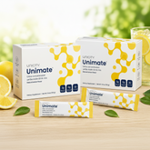 Unicity Unimate® Ultra-Concentrated Yerba Mate Drink Mix – Natural Lemon Flavor | 30 Stick Packs