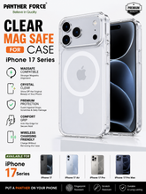 Panther Force Clear MagSafe Case for iPhone 17 & Samsung S26 Series