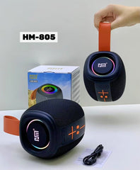 HM-805 Wireless Bluetooth Speaker – 1200mAh / IPX4 / RGB Lights / Mini “Subwoofer” Bass