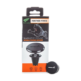 PF10-Panther Force Round Magnetic Air Vent Holder – Compact 360° Rotating Car Phone Mount (Black)