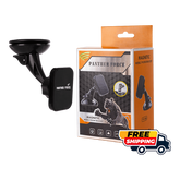 PF06-Panther Force Magnetic Car Phone Bracket – 360° Rotating Suction Mount with Strong Magnetic Grip (Black)