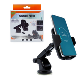PF176-Panther Force Wireless Car Holder – Magnetic Fast Charging &; Secure Clip Mount (Black)