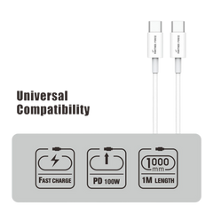 Panther Force PF191-Type-C to Type-C & PF192-Type-C to Lightning Cables – Fast Charging & Data Syncing for Modern Devices