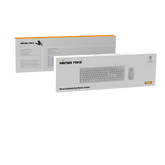 PF290 - Panther Force Wired Keyboard & Mouse Combo | Ergonomic Design, Durable Build, Plug-and-Play Functionality (White)