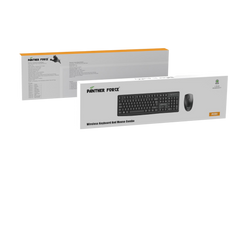 PF291 - Panther Force Wireless Keyboard & Mouse Combo | Ergonomic Design, Adjustable DPI, Long Battery Life