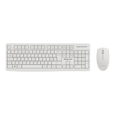 PF292 - Panther Force Wireless Keyboard & Mouse Combo | Ergonomic Design, Adjustable DPI, Long Battery Life (white)
