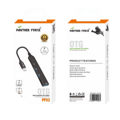 PF52- Panther Force OTG Apple Compatible Adapter – Seamless Connectivity & Uninterrupted Power