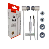 PF89-Panther Force In-Ear Hands-Free Headphones - (White)