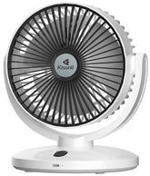 Kisonli F103 Rechargeable Desktop Fan – Portable Table Cooling Fan with 3 Speeds & Long Battery Life