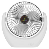 Kisonli F105 Portable Desktop Cooling Fan – Rechargeable 2000mAh USB Silent Fan with 3 Speeds