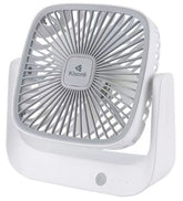 Kisonli F102 Portable Desktop Silent Fan – Rechargeable USB Cooling Fan with 3 Speeds
