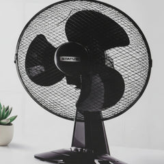 Status 12” Oscillating Desk Fan – 3 Speed Table Fan (Available in White & Black)