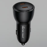 PF170-Panther Force Dual USB-C Car Charger – 60W PD Fast Charging | Compact Car Adapter