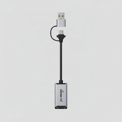 PF82-Panther Force 2-in-1 USB-A / USB-C to Ethernet Adapter – 1000Mbps Gigabit LAN Converter