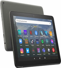 Amazon Fire HD 8 Plus (2022) Tablet, 8" HD Display, 64GB Storage, 3GB RAM, Wireless Charging, 13-Hour Battery Life- Gray