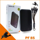 PF85 - Panther Force 5000mAh Power Bank | Ultra-Compact, Fast Charging, Dual USB Ports (Black)
