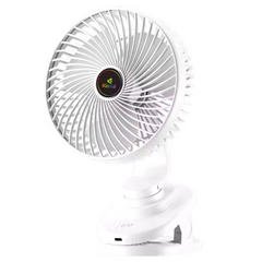 Kisonli F104 Portable Desktop Cooling Fan – Rechargeable USB Air Circulator with 3 Speeds