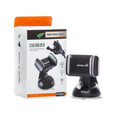 PF01- Panther Force Car Holder – 360° Rotating Universal Phone Mount with Clip Fastening & Wireless Charging Support (Black)