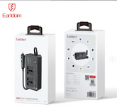 Earldom 200 W Car Power Inverter – Multi-Port DC 12V to AC Converter with USB & AC Sockets