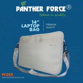 PF255-Panther Force 14-Inch Laptop Bag – Grey | Durable & Stylish Shoulder Bag