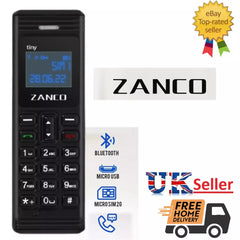 Zanco Tiny – World's Smallest Unlocked Mobile Phone | 2G GSM, 1.7" Display, Nano SIM, 1GB RAM
