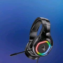 PF142-Panther Force Gaming Headphones | Black,Over-Ear, USB, Stereo Sound, Built-in Mic