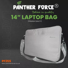 PF255-Panther Force 14-Inch Laptop Bag – Grey | Durable & Stylish Shoulder Bag