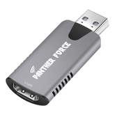 PF30- Panther Force 4K HD to USB Video Capture Card – Seamless 4K Video Capture & Streaming (Black)