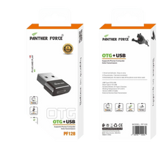 PF128- Panther Force OTG USB-C to USB Adapter – Fast Data Transfer & Universal Connectivity