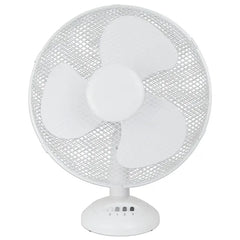 Status 12” Oscillating Desk Fan – 3 Speed Table Fan (Available in White & Black)