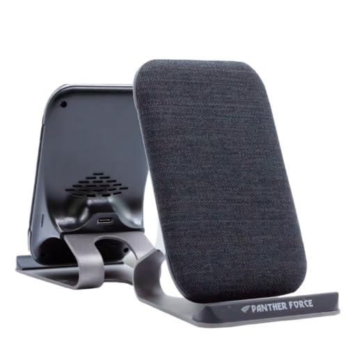 PF235- Panther Force 15W Wireless Stand Charger - Fast Charging with Ergonomic Stand for Qi-Enabled Devices BLACK