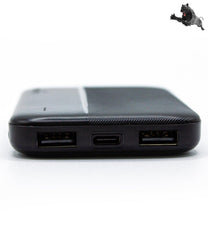 PF85 - Panther Force 5000mAh Power Bank | Ultra-Compact, Fast Charging, Dual USB Ports (Black)