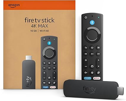 Amazon Fire TV Stick 4K Max – Fastest Fire Stick with Wi-Fi 6, Ultra HD & Dolby Vision
