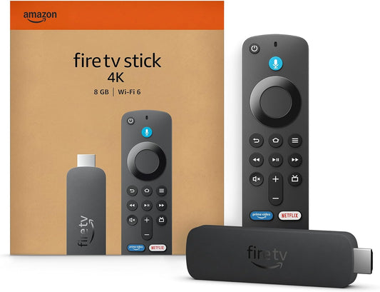 Amazon Fire TV Stick 4K – Ultra HD Streaming with Dolby Vision & Alexa Voice Remote