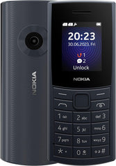 Nokia 110 4G Feature Phone with 4G, Camera, Bluetooth, FM radio, MP3 player, MicroSD, Long-Lasting Battery, and Pre-loaded Games, Dual Sim