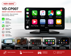 VEN-DENS VD-CP007 Smart Car Display Screen – Apple CarPlay & Android Auto