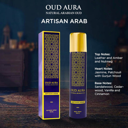 Artisan Arab Body Spray 100ml EDP By Oud Aura