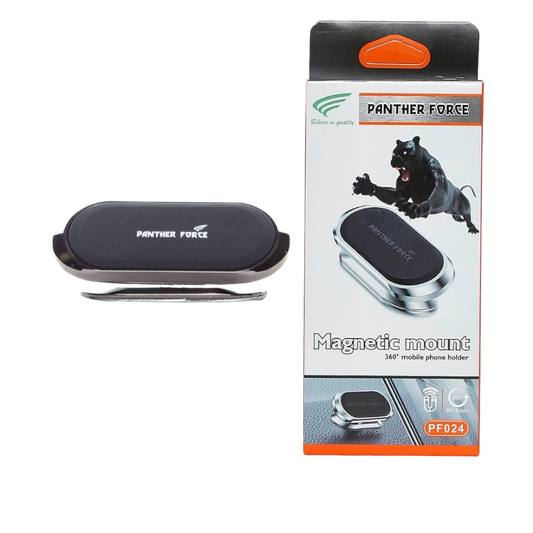 PF24-Panther Force Magnetic Mount Holder – Seamless Connectivity & Uninterrupted Power (Black)