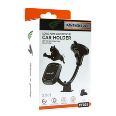 PF25-Panther Force Magnetic Long Neck Holder – 360° Adjustable Car Mount with Seamless Connectivity & Uninterrupted Power