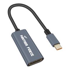 PF27-Panther Force 8K HDTV Type-C to DisplayPort Adapter - Ultra-High Definition Connectivity (Black)